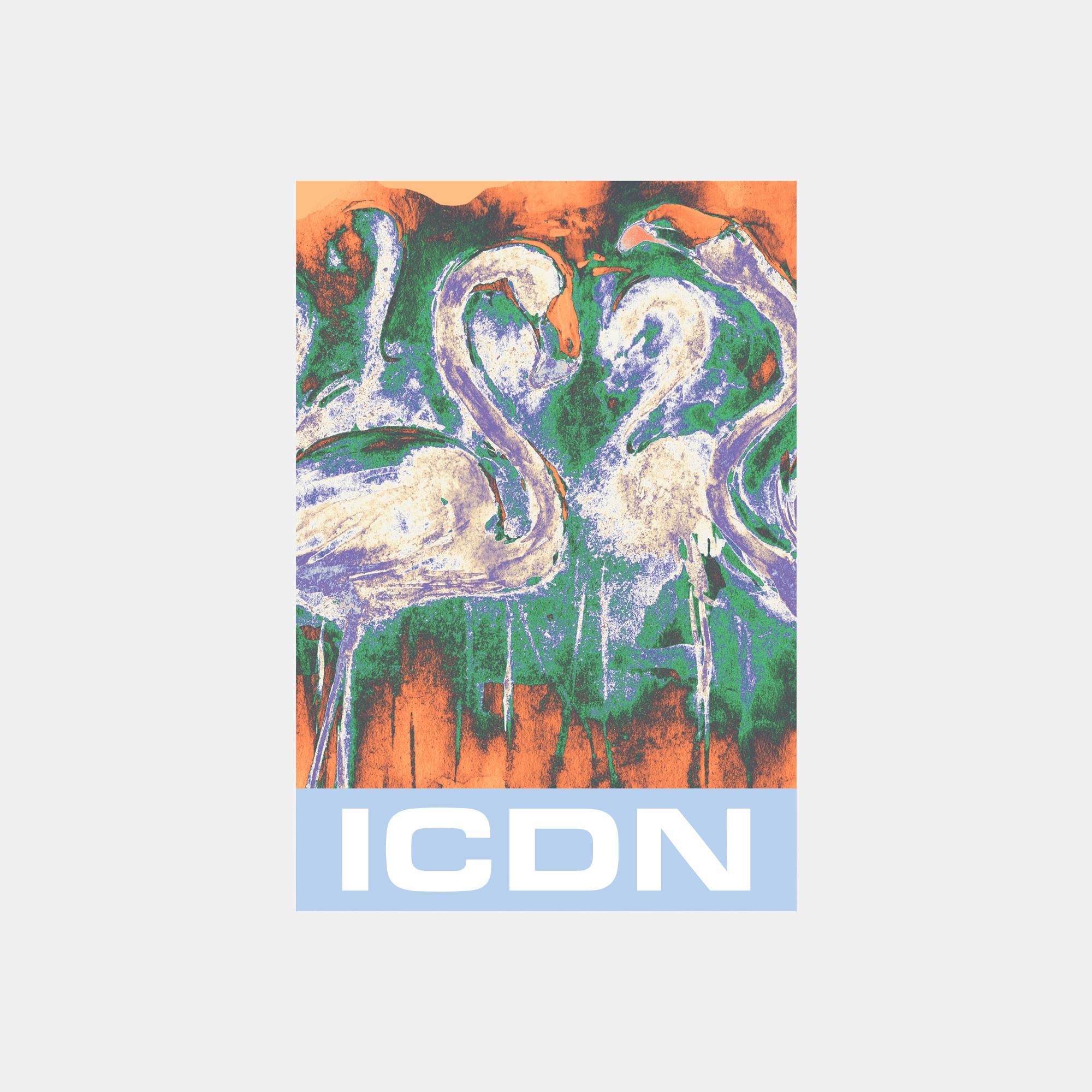 Áo Thun ICDN Flamingo Art Print
