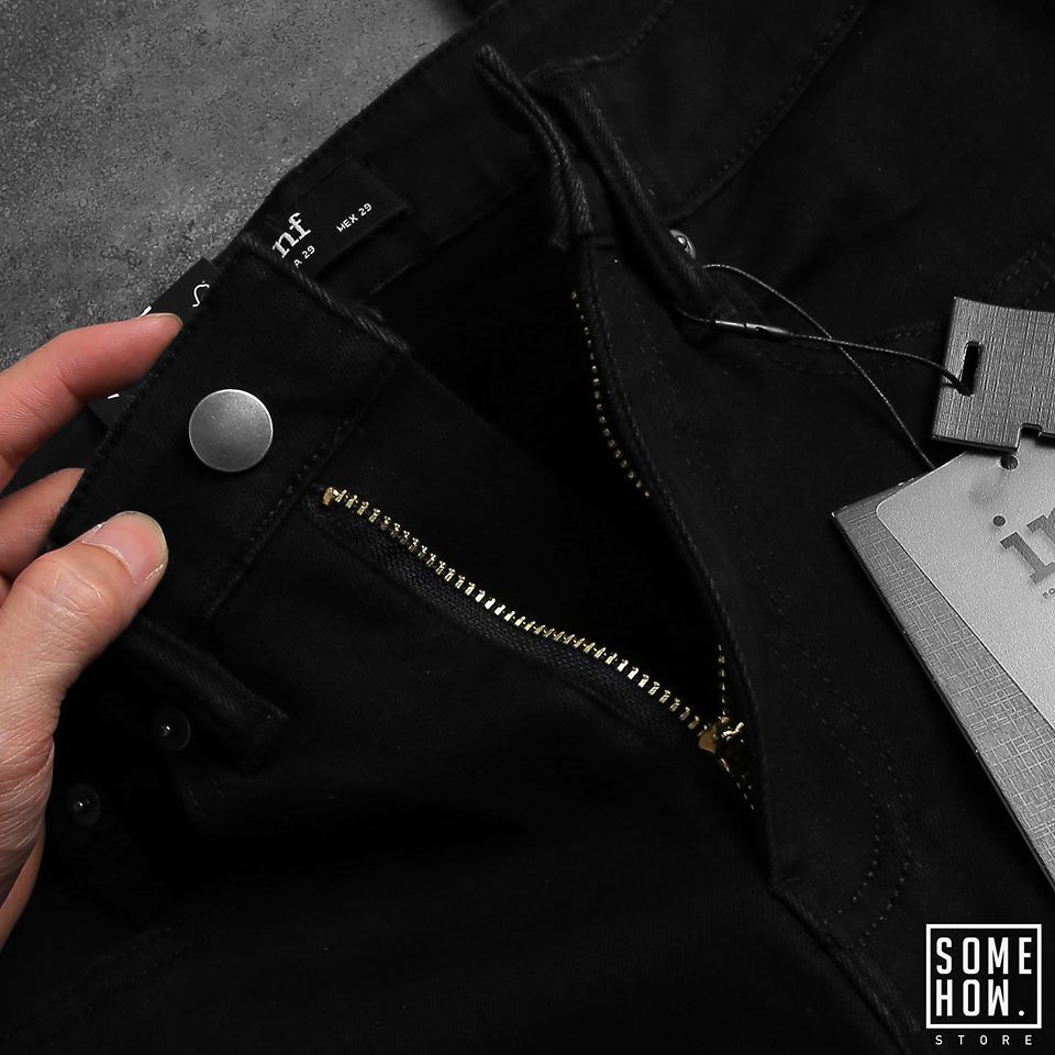 Quần Jean Inf Skinny Đen