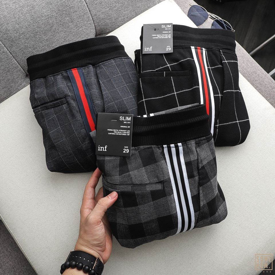 Quần Tây INF Lưng Thun Caro