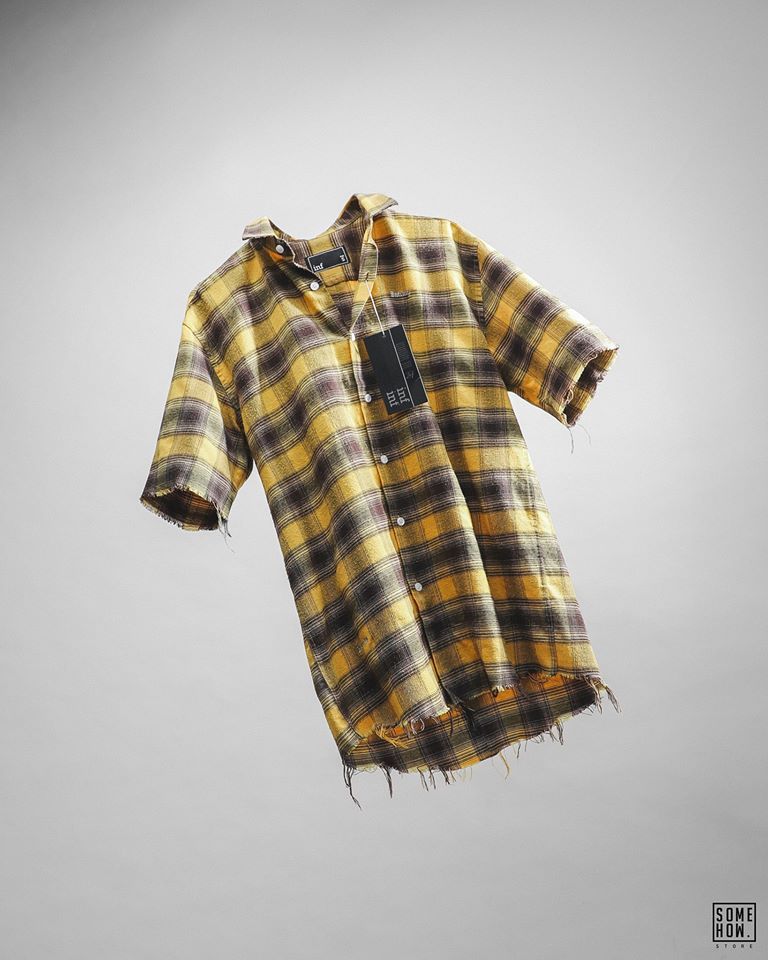 Sơ Mi Flannel INF Ngắn Tay