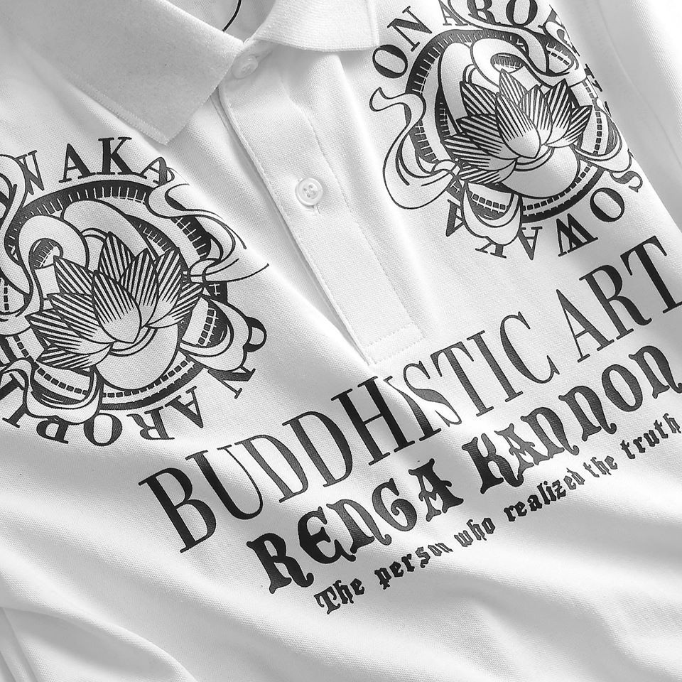 Áo Polo P.Bird Trắng Budd. Art