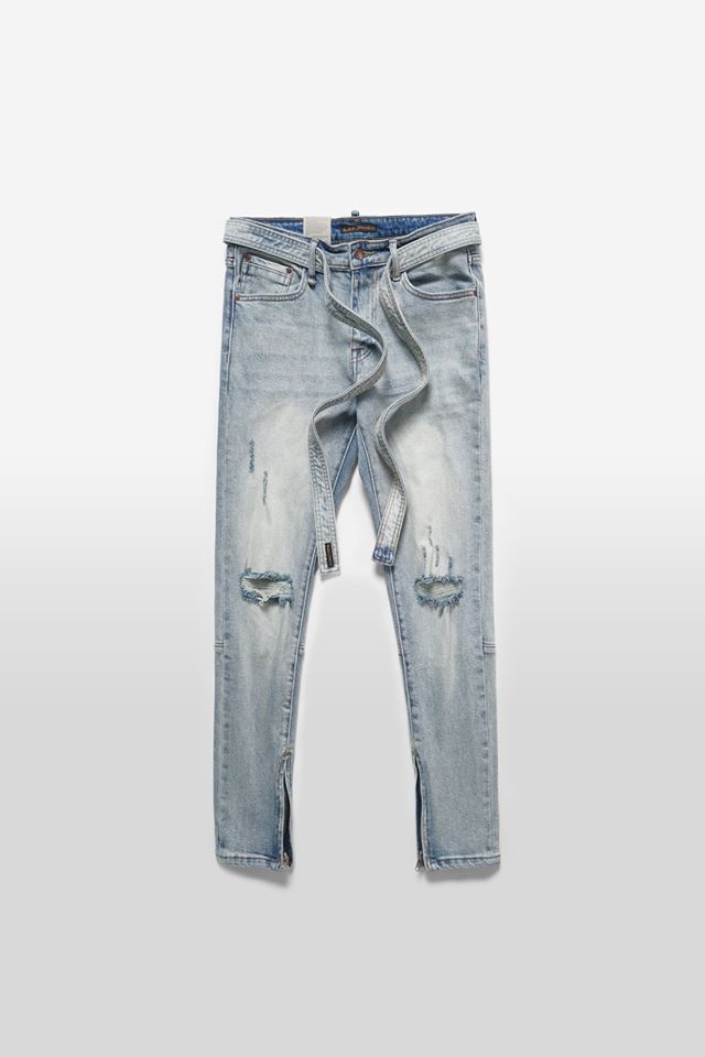Jean Nudie Zip Ống