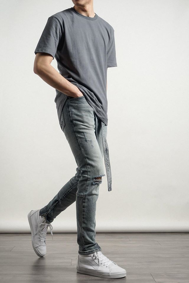 Jean Nudie Zip Ống