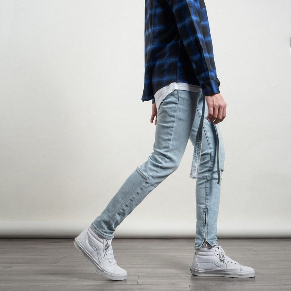 Jean Nudie Zip Ống