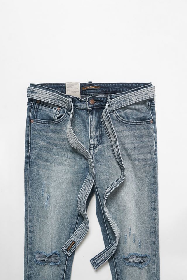 Jean Nudie Zip Ống