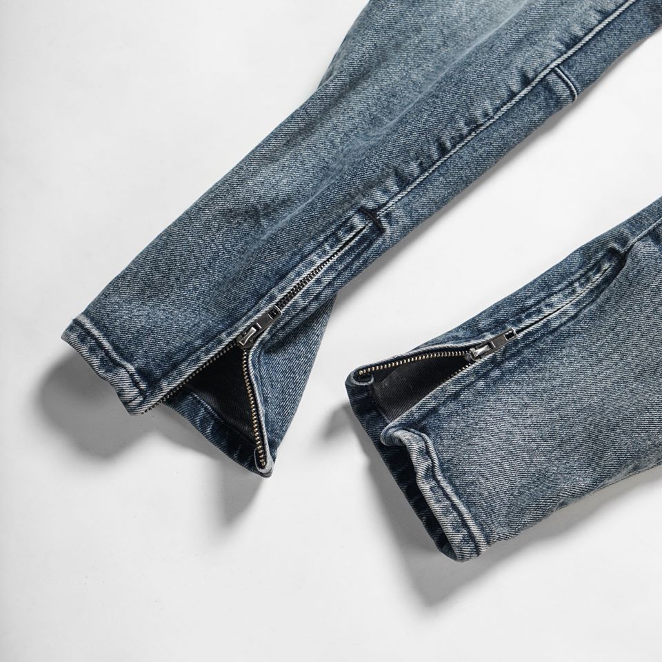 Jean Nudie Zip Ống