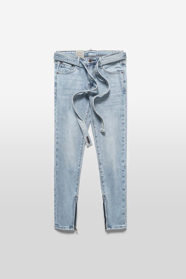 Jean Nudie Zip Ống