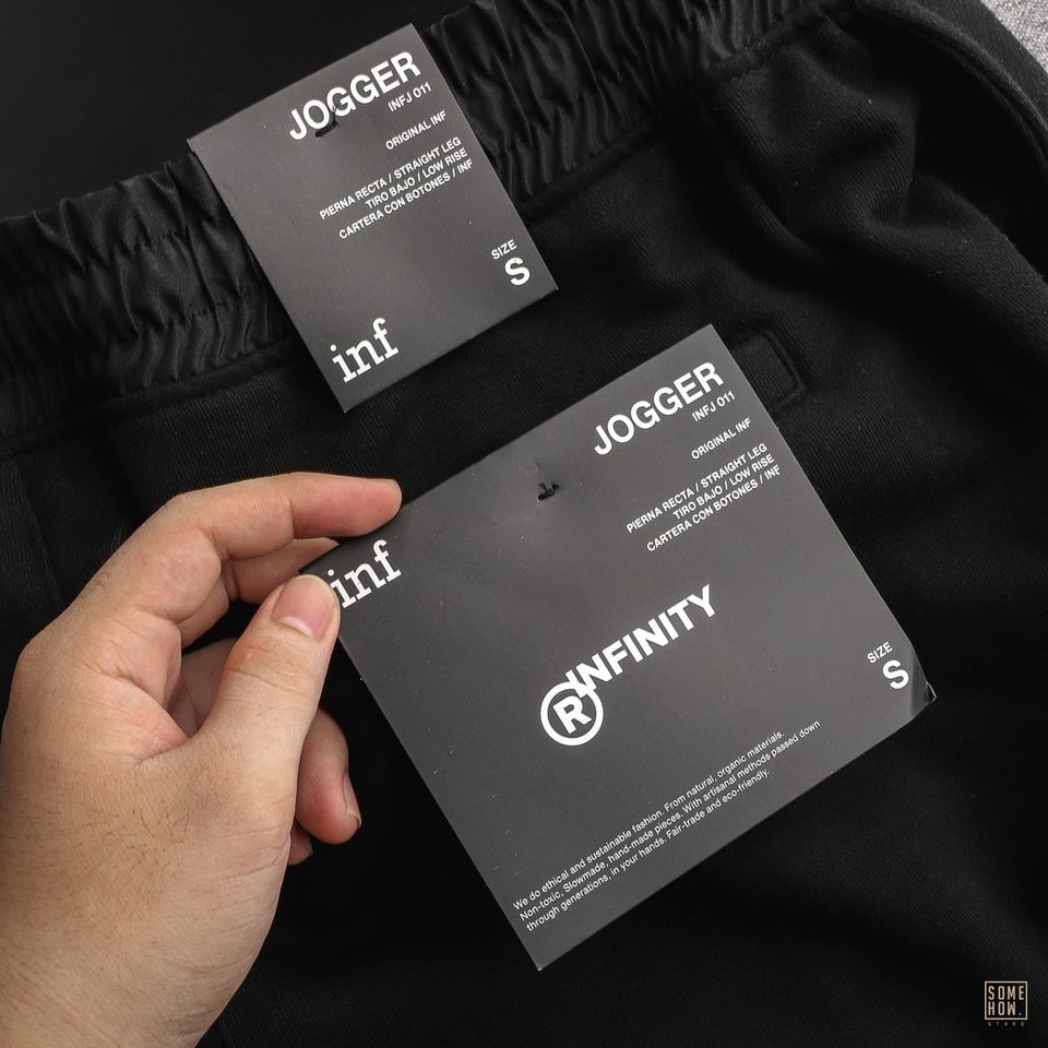 Jogger INF Zip Ống Lưng Dù