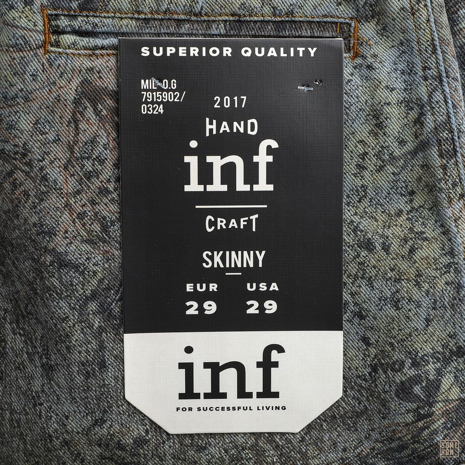 Short Jean Inf Leaf Pattern