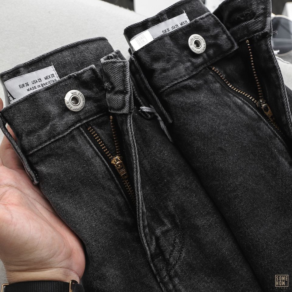 Short Jean Xám Trơn