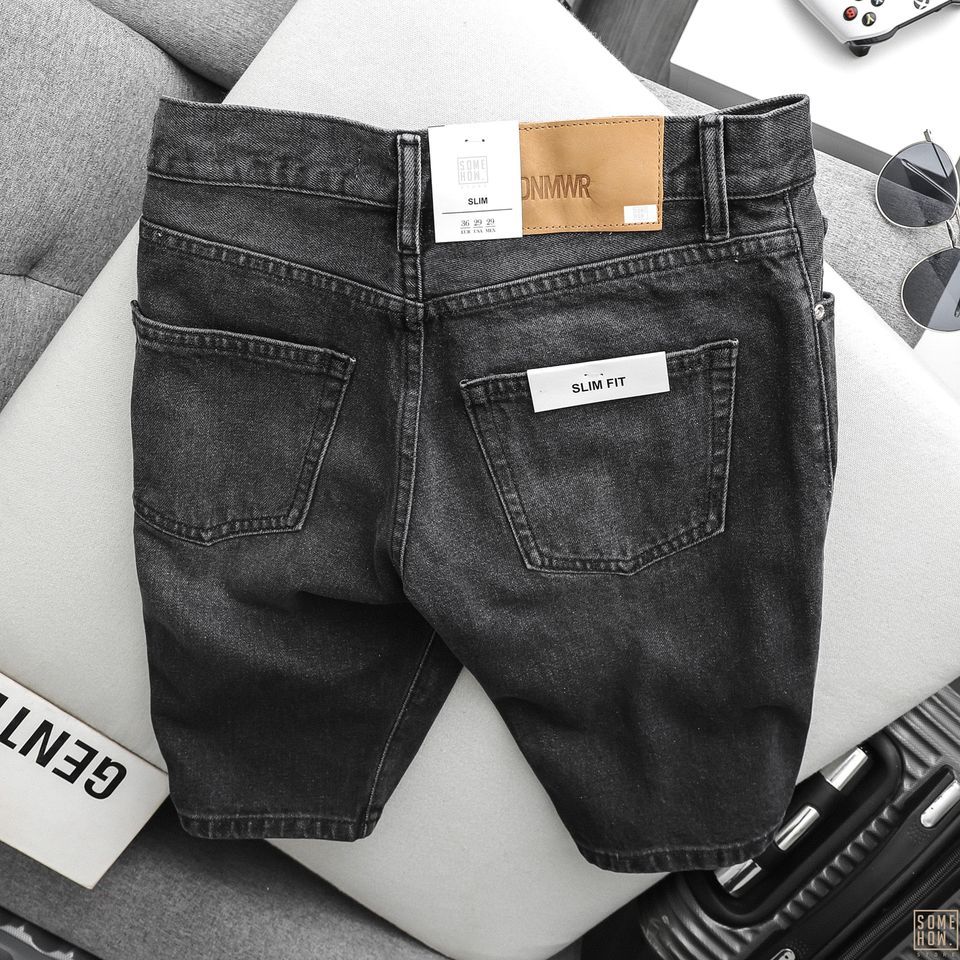 Short Jean Xám Trơn