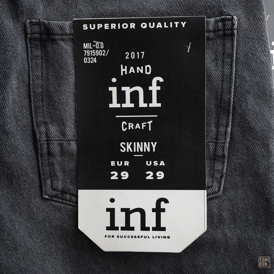 Short Jean Inf Xám