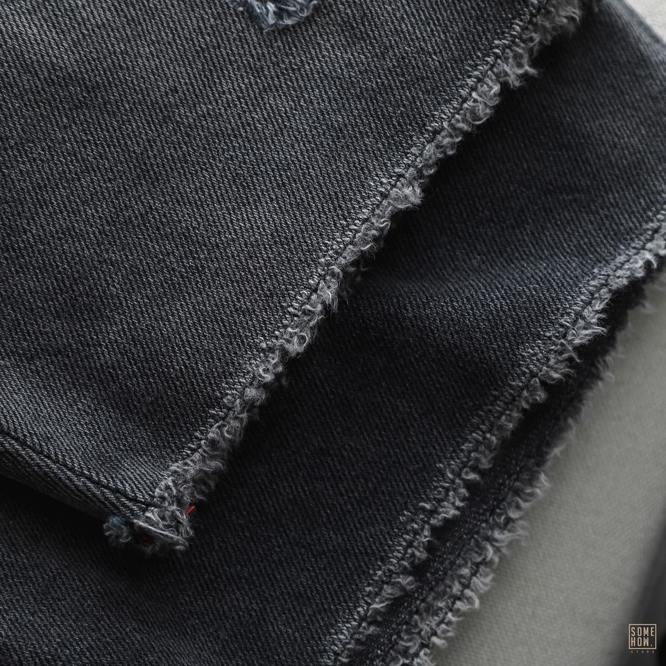 Short Jean Inf Xám