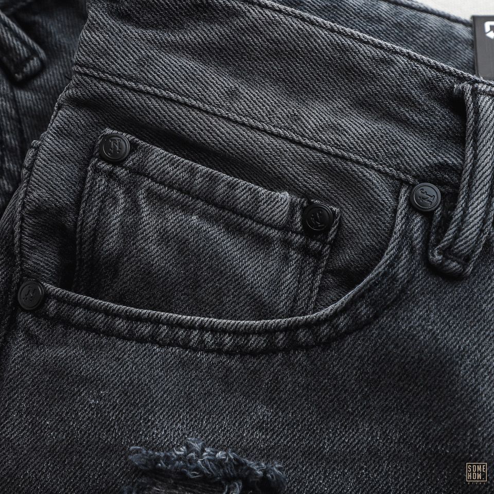 Short Jean Inf Xám