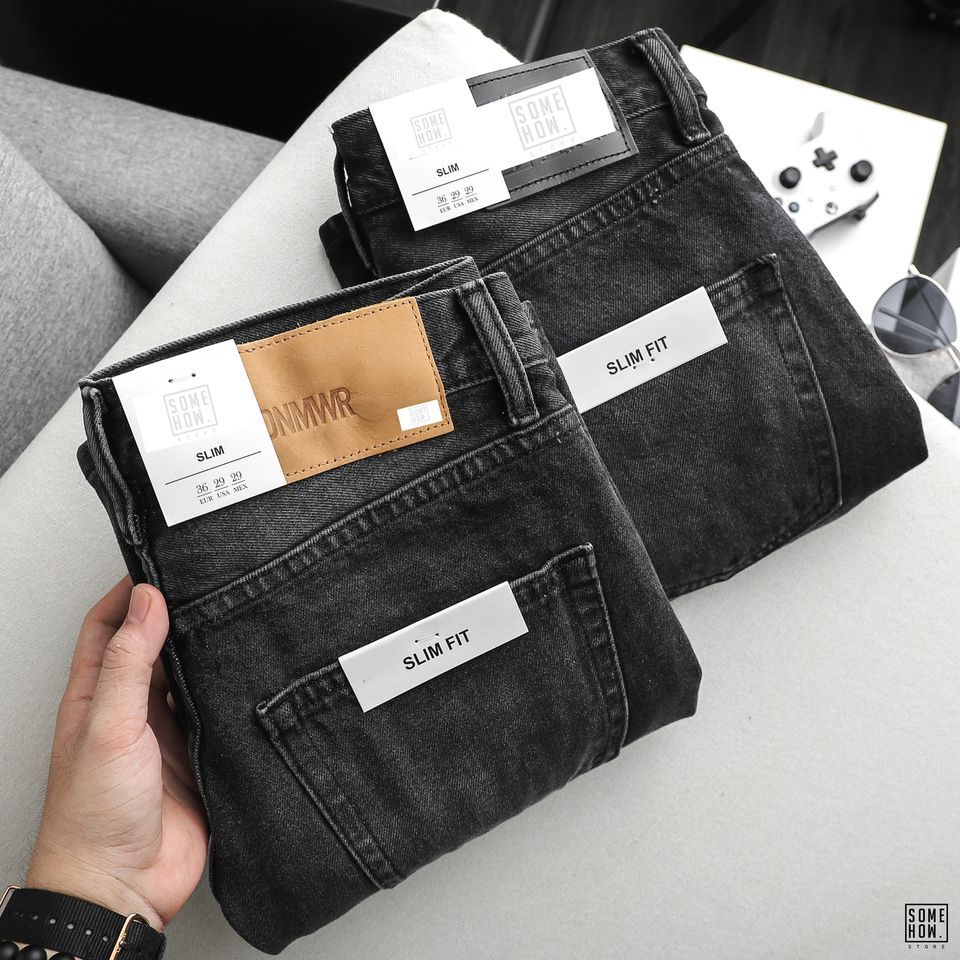Short Jean Xám Trơn