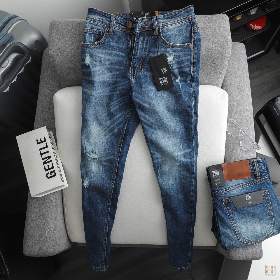 Jean Xanh Xước 004