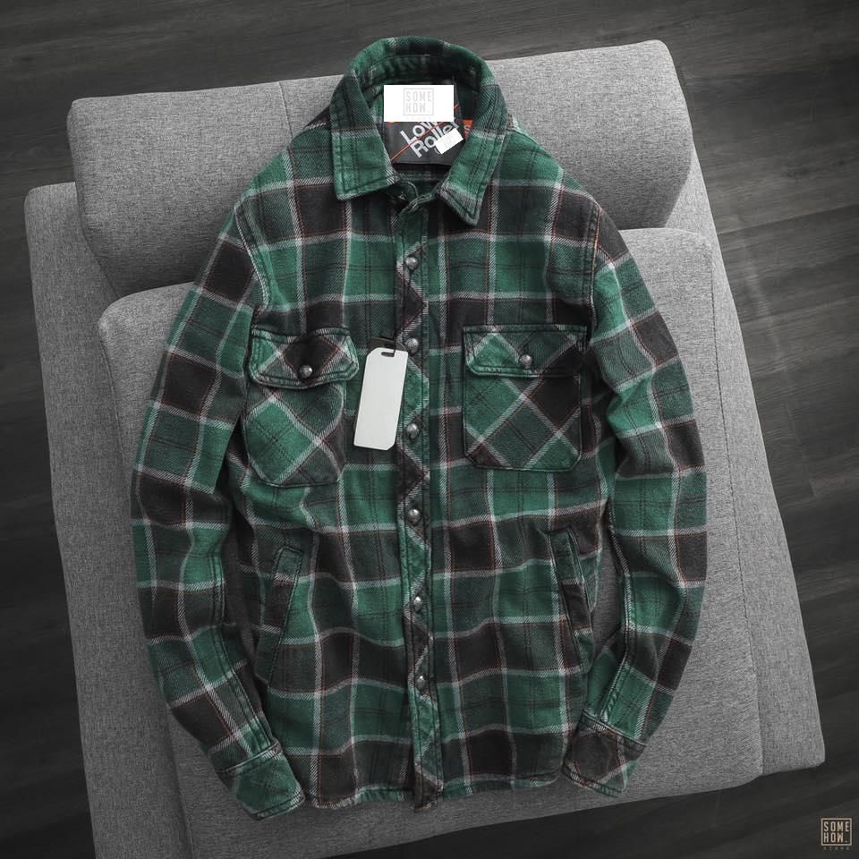 Áo Khoác Flannel Shirt