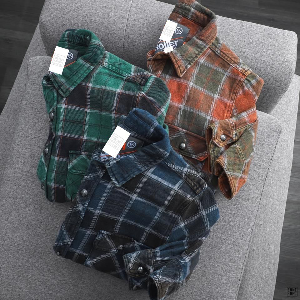 Áo Khoác Flannel Shirt
