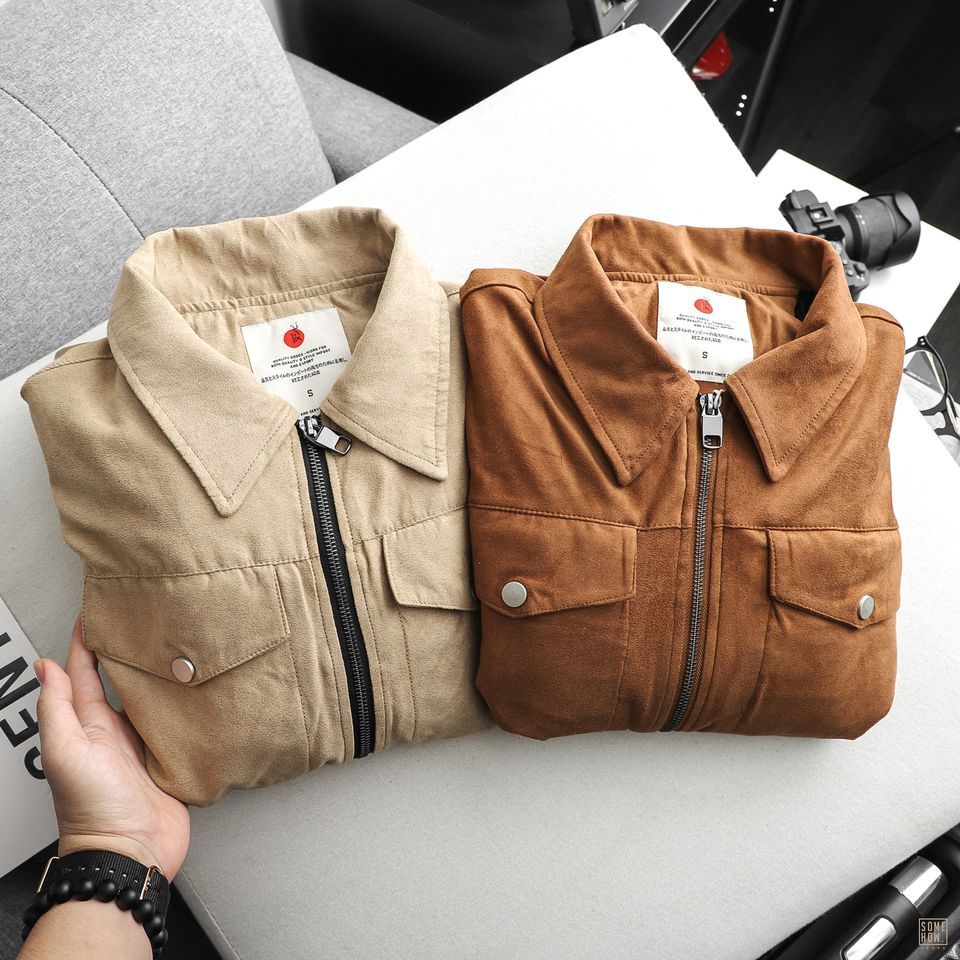 Áo Khoác Numbi Da lộn 2M
