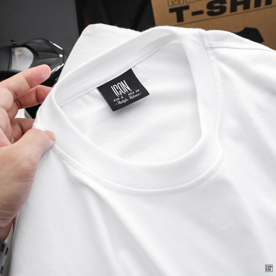 Thun Trơn Icon Trắng Đen