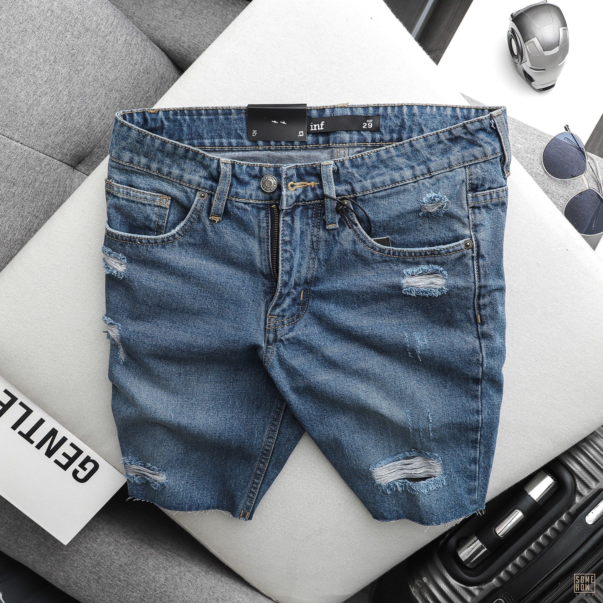 Short Jean INF Xả Lai