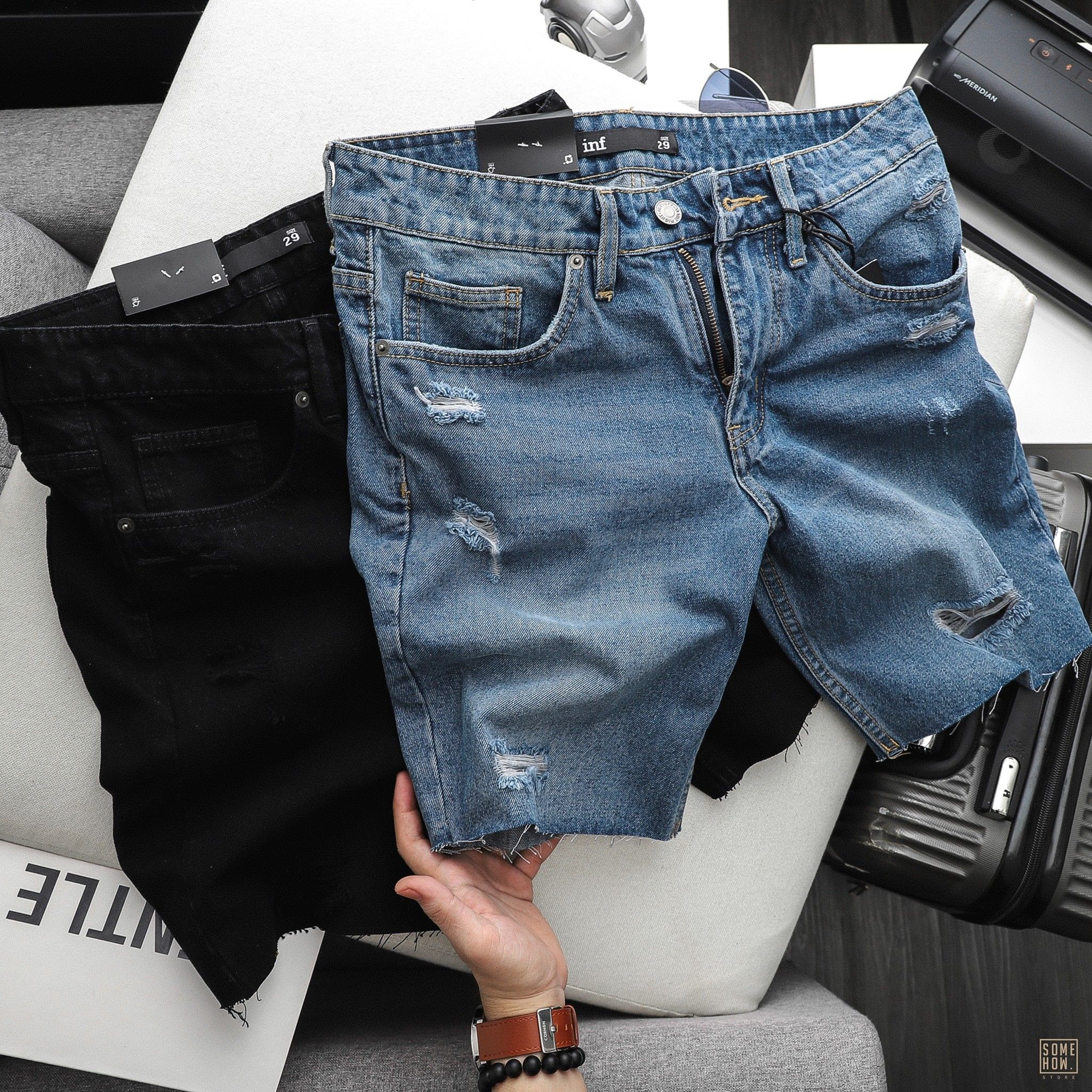 Short Jean INF Xả Lai