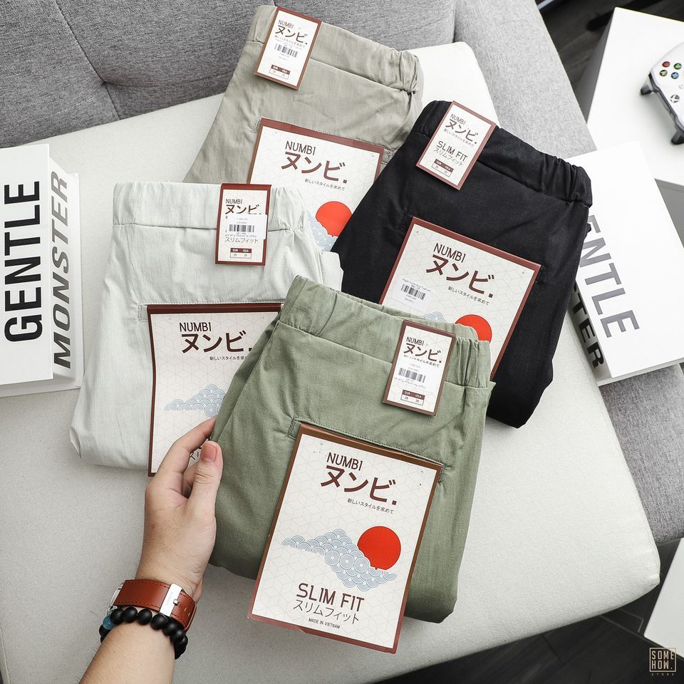 Jogger Numbi Kaki Tuyết 4M