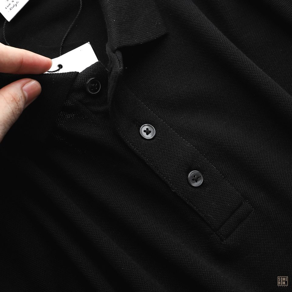 Polo Trắng Đen Icon Hộp