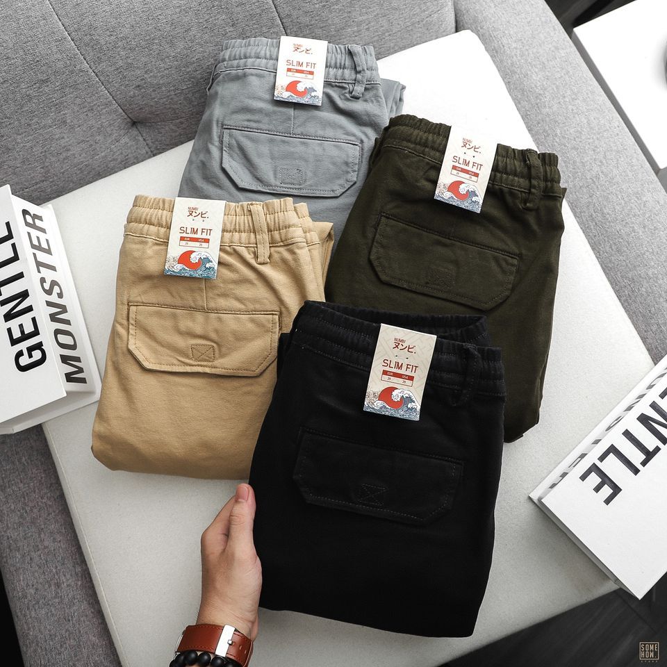 Quần Kaki Numbi Lưng Thun 4M