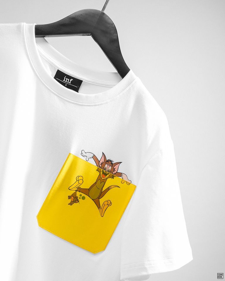 Áo Thun Inf Yellow Plastic Pocket