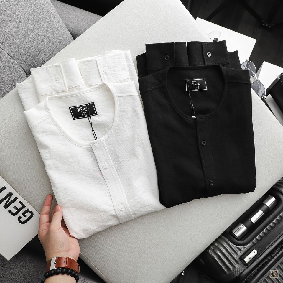 Sơ Mi Cổ Henley Numbi