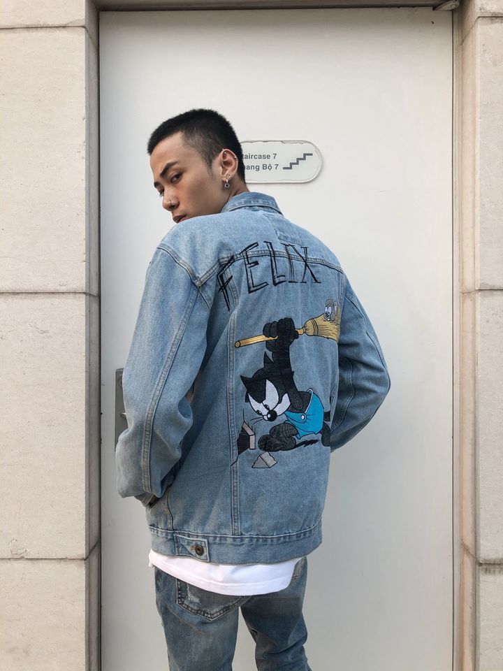 Khoác Jean Thêu Felix S.soda
