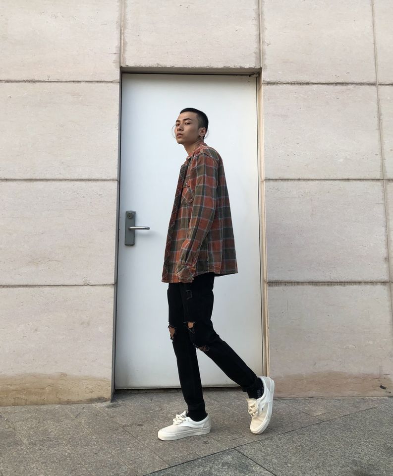 Áo Khoác Flannel Shirt