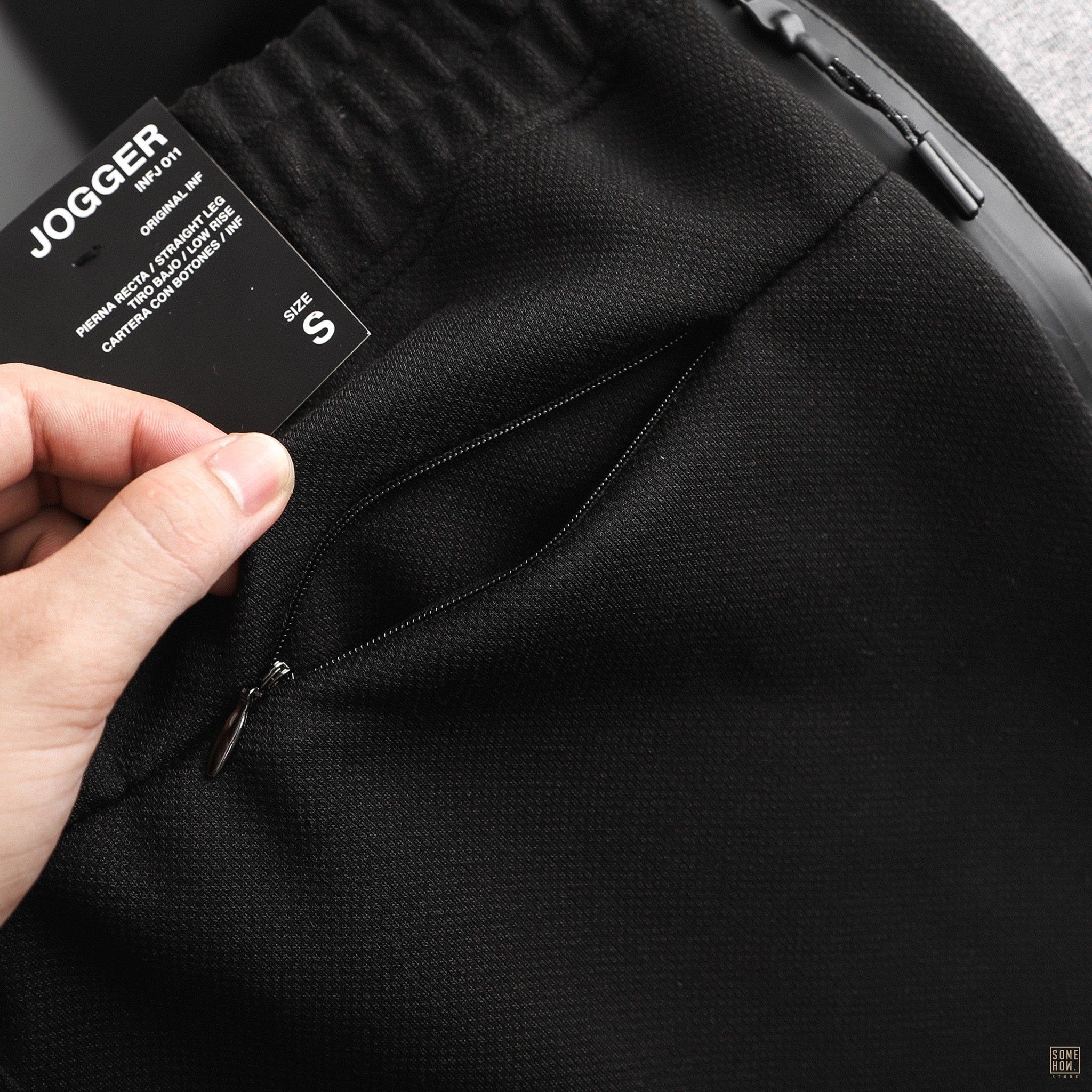 Jogger INF Phối Zip Hông