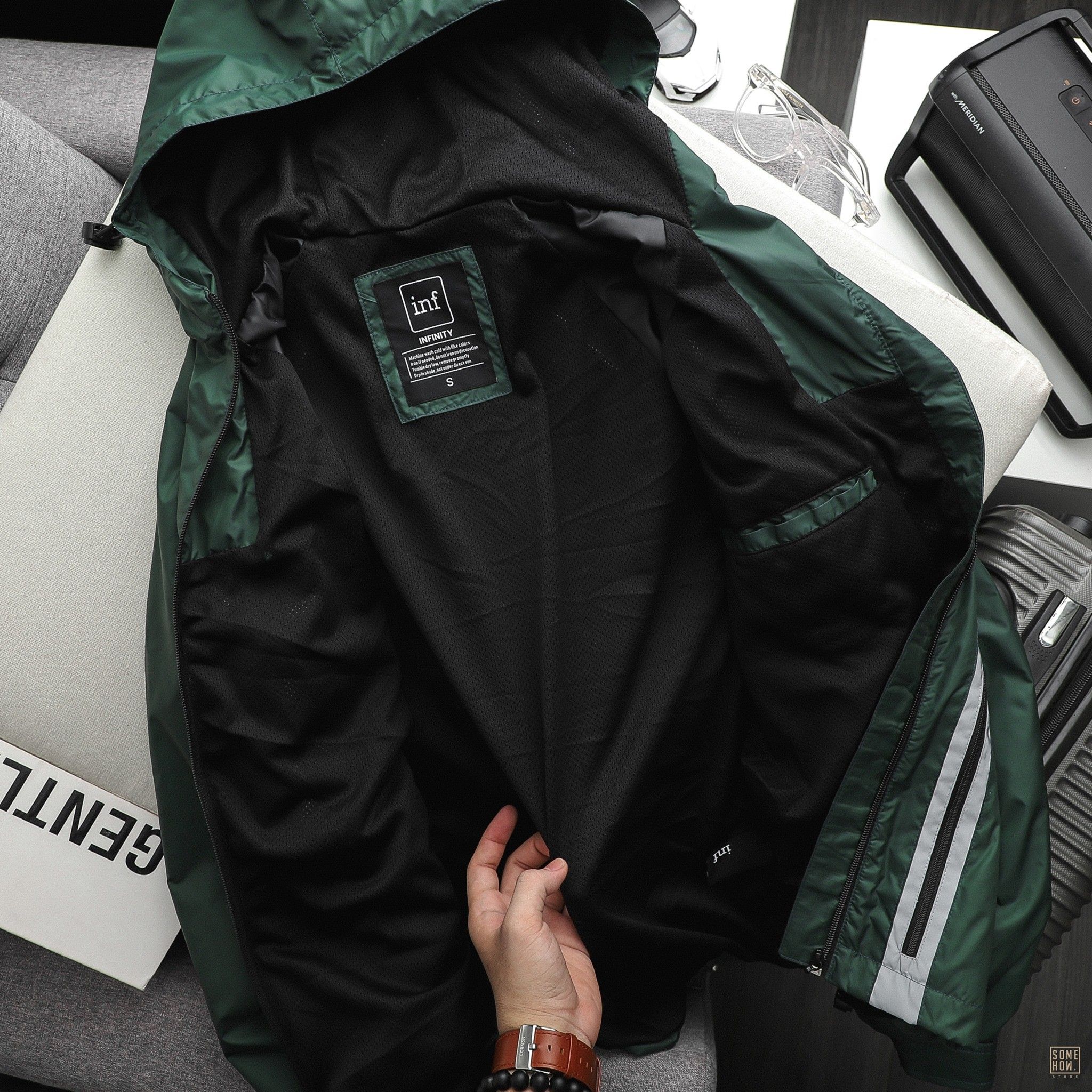 Khoác Gió INF Reflective Zip 3M