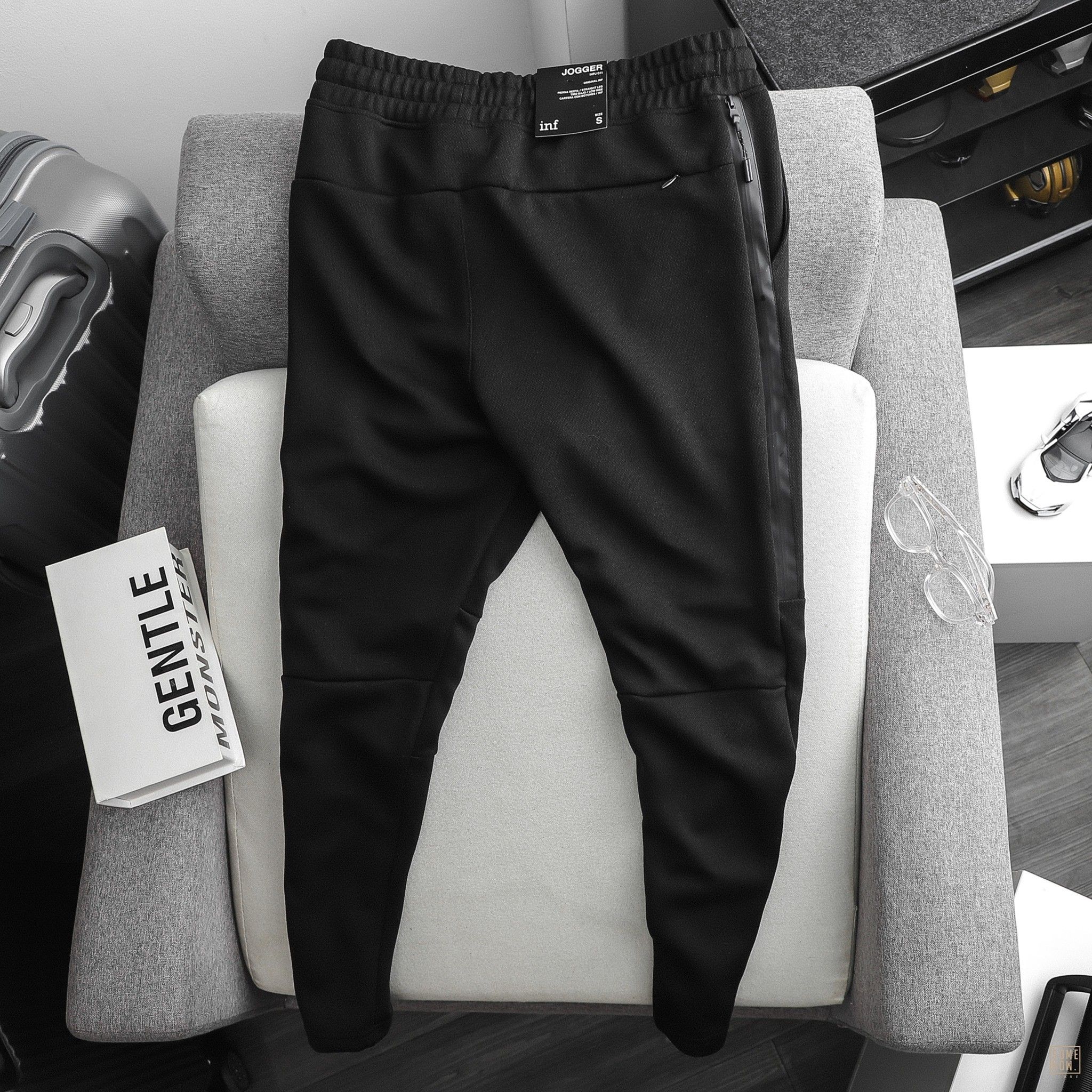 Jogger INF Phối Zip Hông