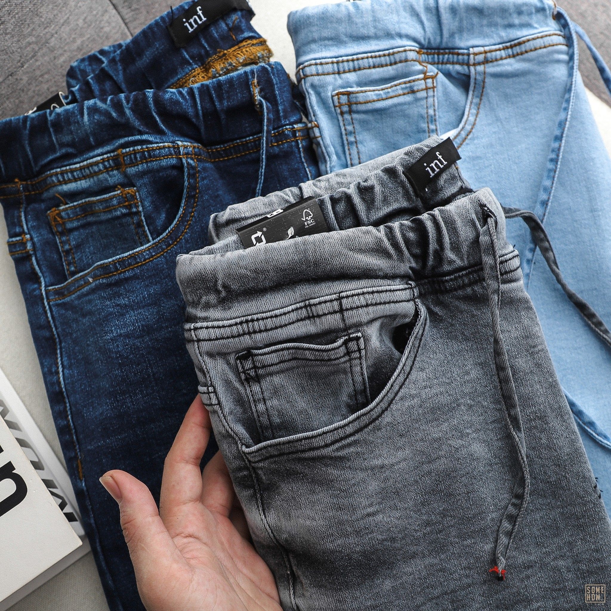 Jogger Inf Jean Trơn 3M