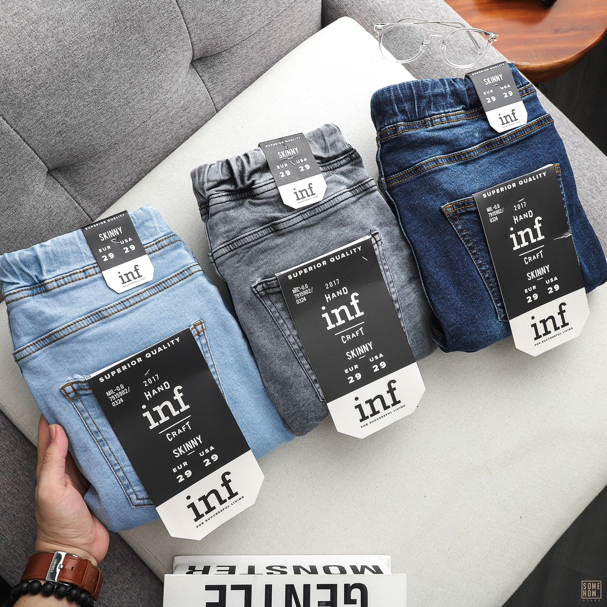 Jogger Inf Jean Trơn 3M
