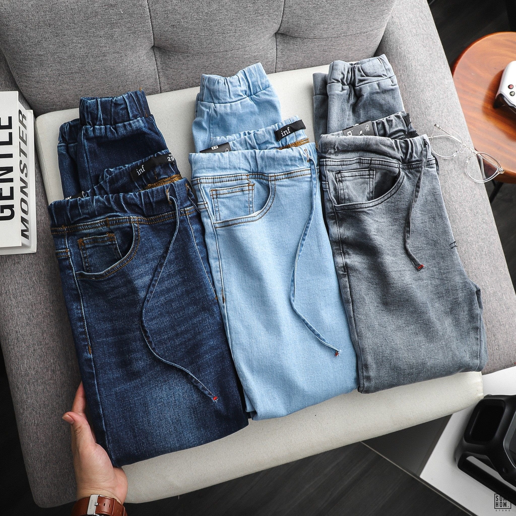 Jogger Inf Jean Trơn 3M