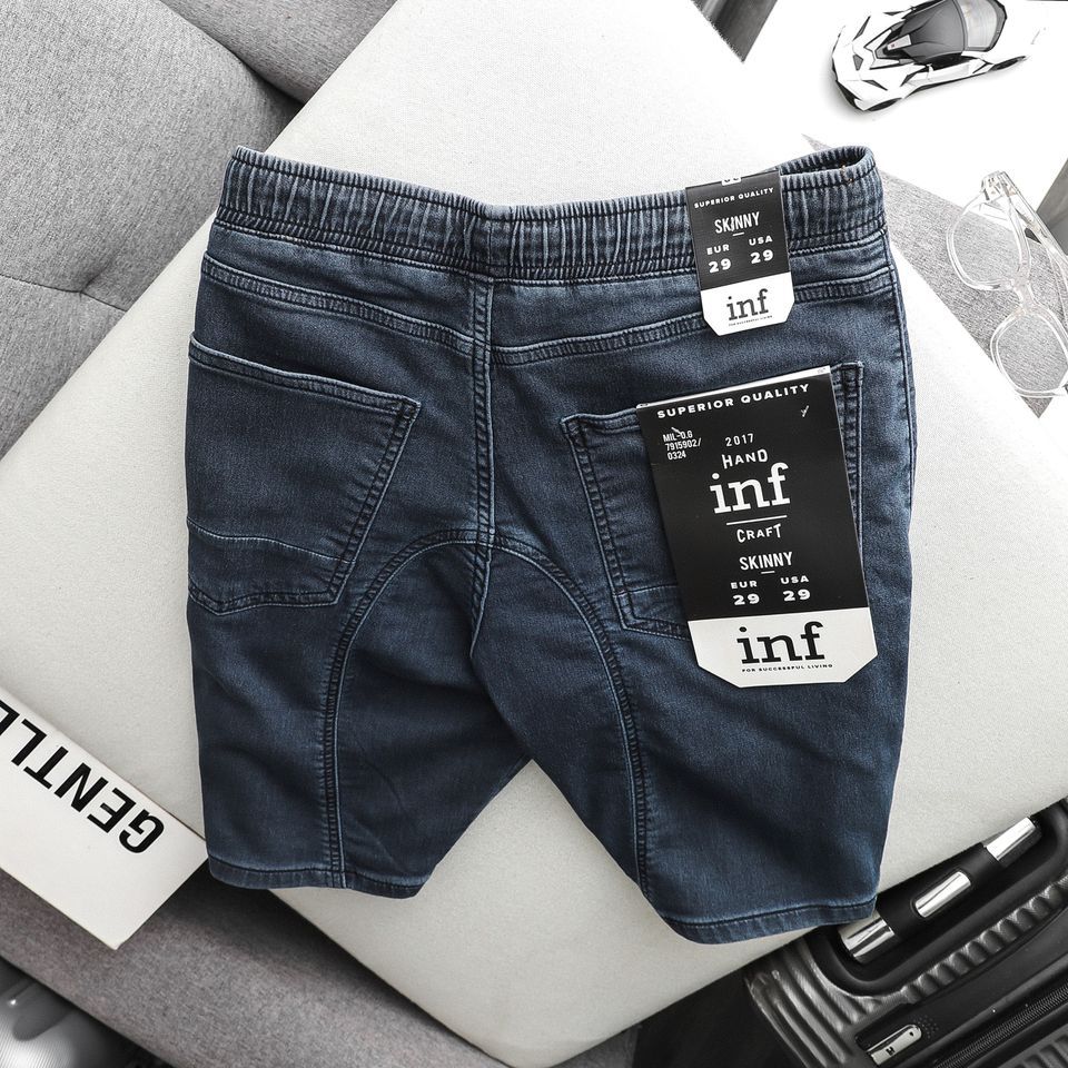 Short Inf Jean Lưng Thun 3M