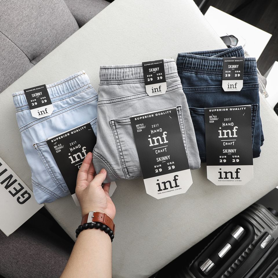 Short Inf Jean Lưng Thun 3M