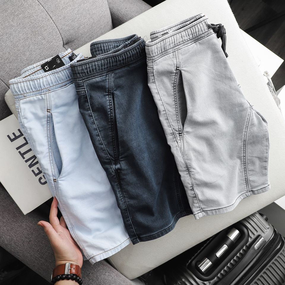 Short Inf Jean Lưng Thun 3M