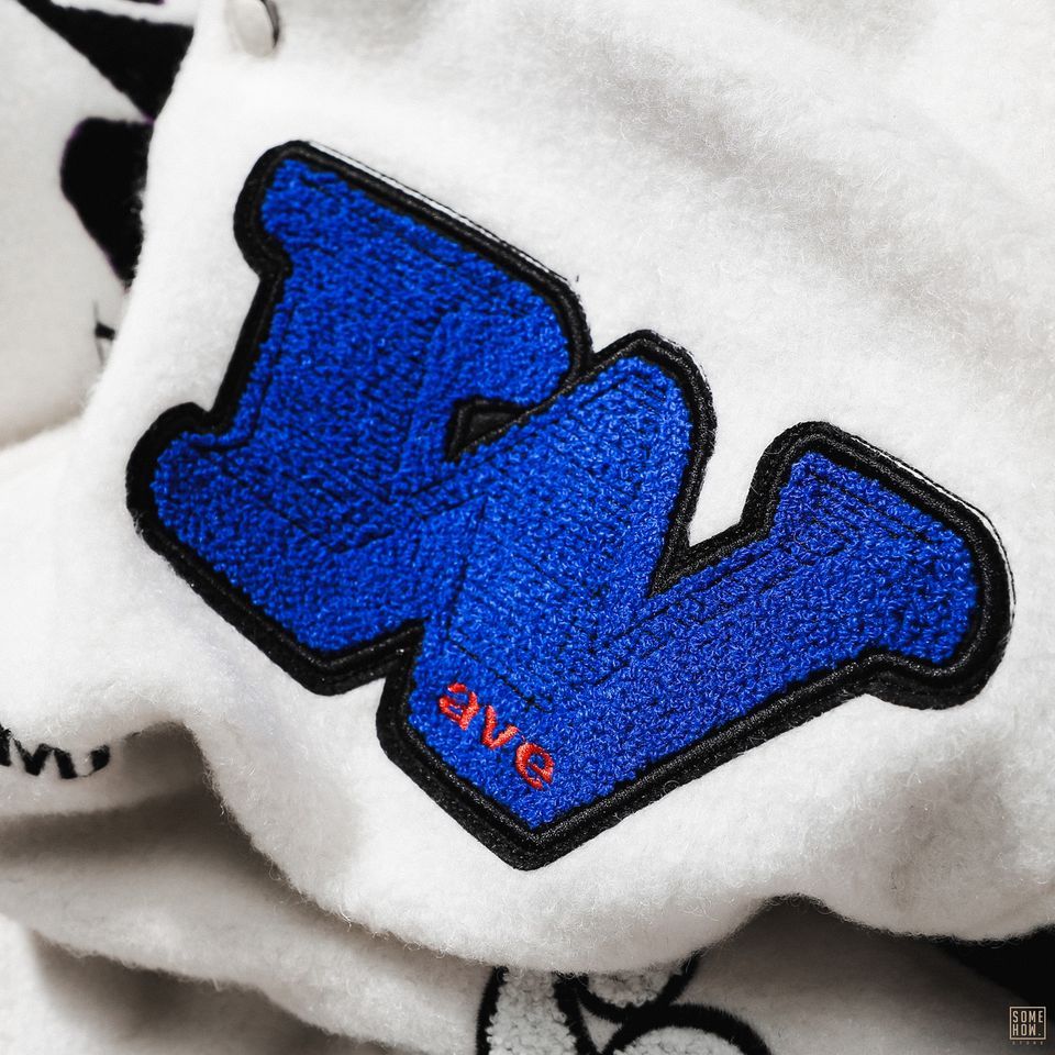 Bomber Tay Phối Da W96