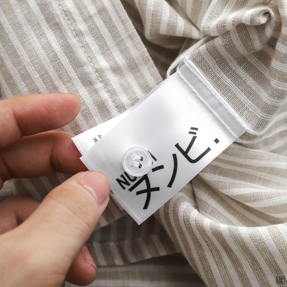 Áo Sơ Mi Numbi NT Sọc Nâu