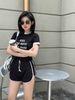 Set Short T-shirt Sporty Quotes