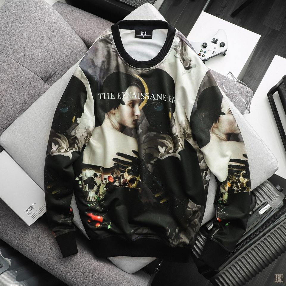 SWEATER INF IN HÌNH GIRL FULL