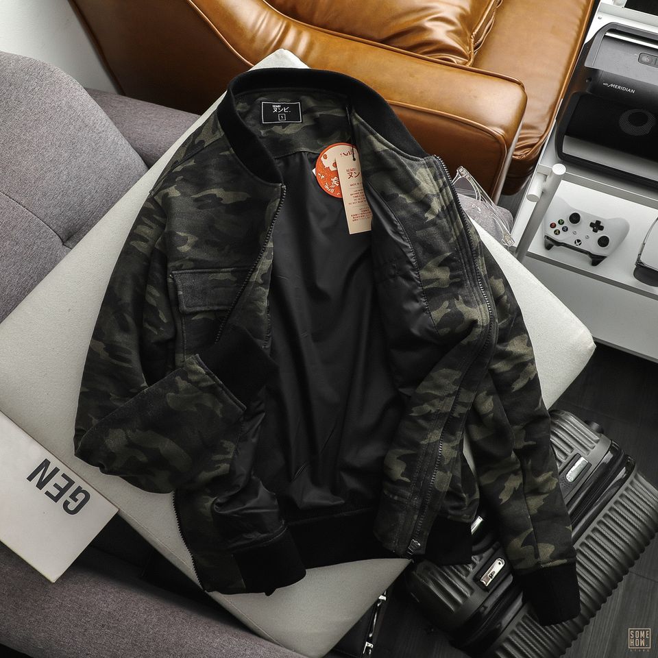 Áo Khoác Camo 2 Lớp Numbi