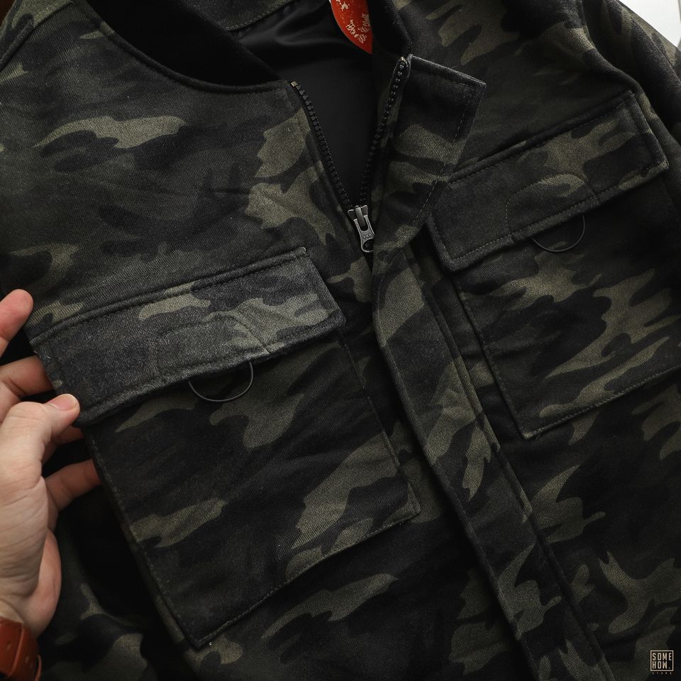 Áo Khoác Camo 2 Lớp Numbi