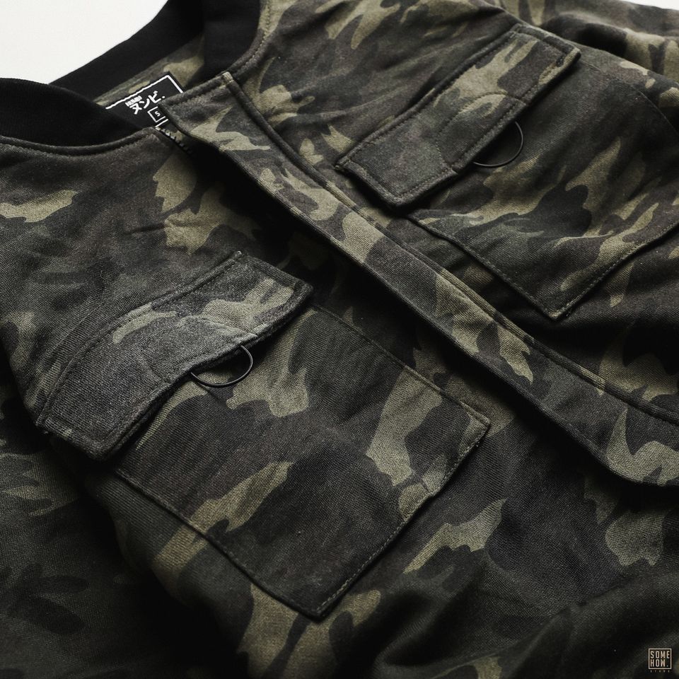 Áo Khoác Camo 2 Lớp Numbi