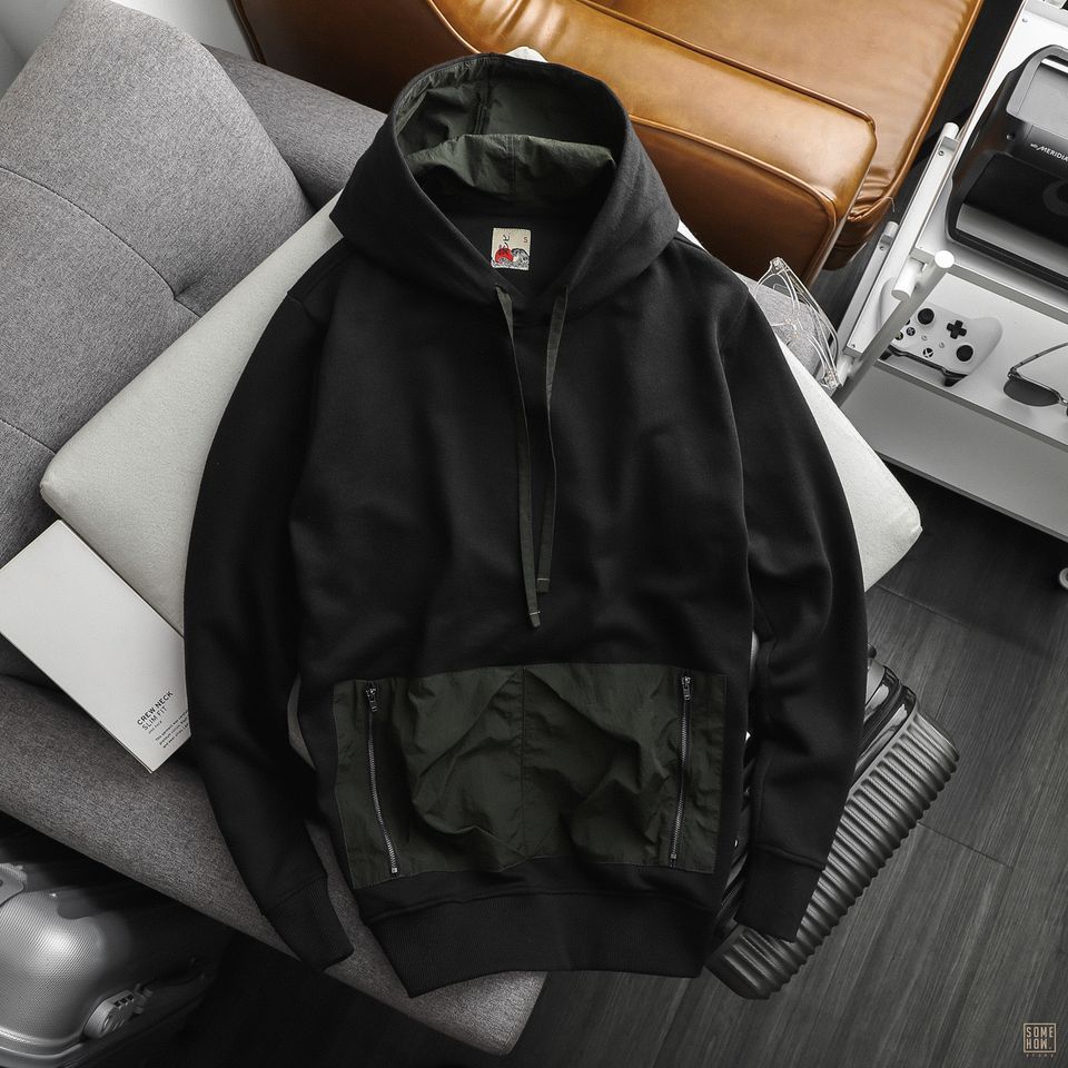 Hoodies Numbi Đen Mix Rêu